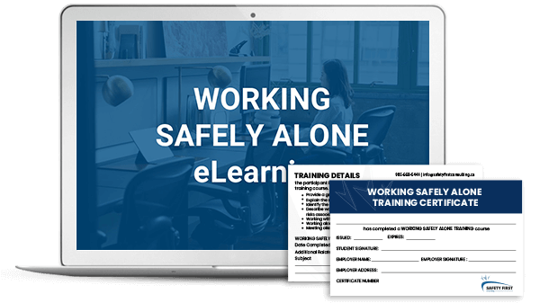 working alone safely online workplace training